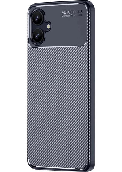 Newface Samsung Galaxy A06 Kılıf Auto Focus Karbon Kapak - Lacivert fiyatları