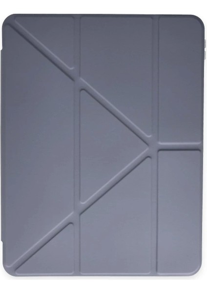 Newface iPad Pro 11 (2024) Kılıf Kalemlikli Mars Tablet Kılıfı - Lila modelleri