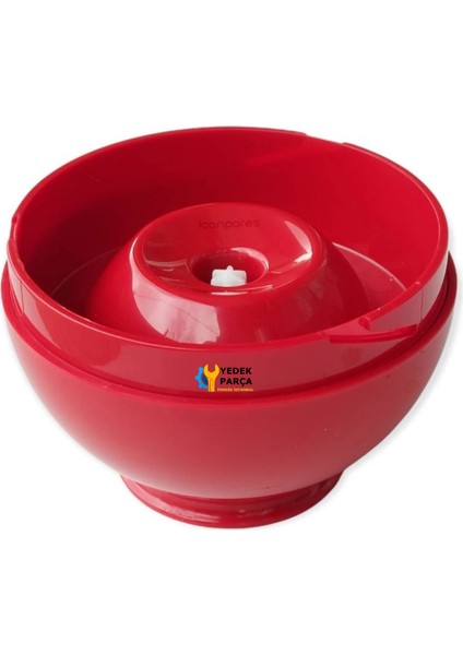 Arzum Uyumlu AR178 Ironmıx Blender Doğrayıcı Hazne Kapağı Kırmızı