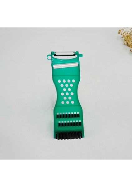 Çok Amaçlı 20 cm Yeşil Soyacak ve Doğrayıcı Seti, Pratik Kullanım Sağlar.