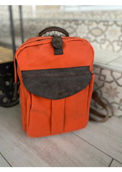 Suya Dayanikli Mumlu Kanas Unisex Ayarlanabilir Uzunluk Sırt Çantası