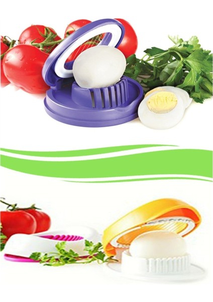 Pratik Yumurta Doğrayıcı, Dilimleme ve Kesme Aleti, Beyaz