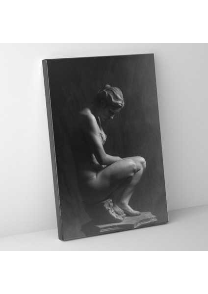 Tek Renkli Figür Çalışması Duvar Sanatı - Raffaello Sanzio Kanvas Duvar Sanatı