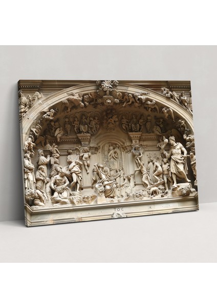 Michelangelo'nun Muhteşem Kutsal Kanvas Tablosu - Michelangelo Kanvas Duvar Sanatı