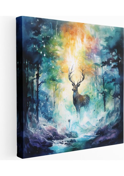 Büyüleyici Orman Gezgini Kanvas Tablo