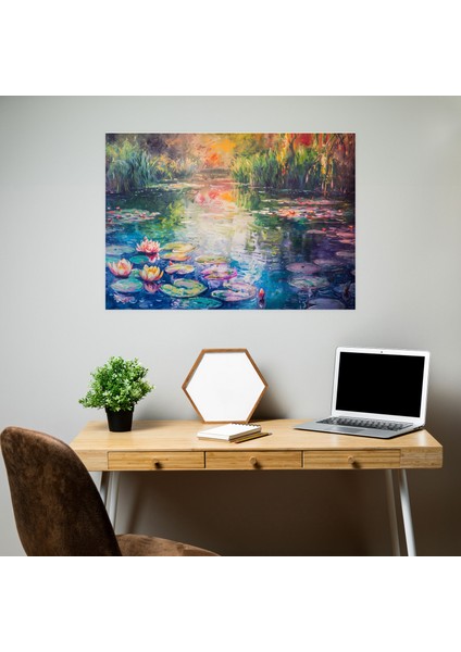 Claude Monet'in Büyüleyici Su Bahçesi Duvar Dekorasyonu - Duvar Dekorasyonu Kanvas Tablo Sanatı fiyatları