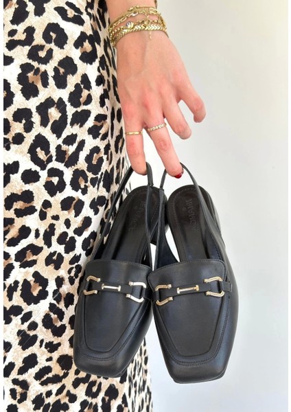 Joone Siyah Cilt Topuklu Ayakkabı fiyatları