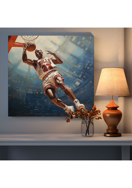 Michael Jordan Kanvas Tablo - Duvar Sanatı fiyatları