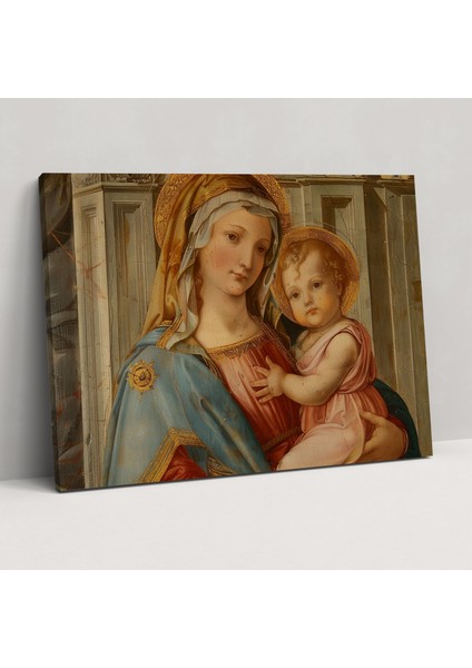 Klasik Duvar Dekorasyonu - Rönesans Şaheseri - Klasik Rönesans Tablosu Duvar Dekorasyonu Kanvas Tablo