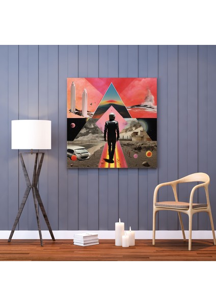 Pink Floyd Kanvas Tablo - Kolaj Sanat Duvar Dekorasyonu modelleri