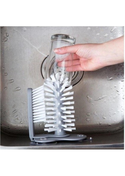 Kırmızı Vantuzlu Elde Bulaşık Yıkama Fırçası fiyatları