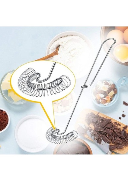Paslanmaz Çelik Spiral Çırpıcı, Yumurta ve Sos Çırpma Teli