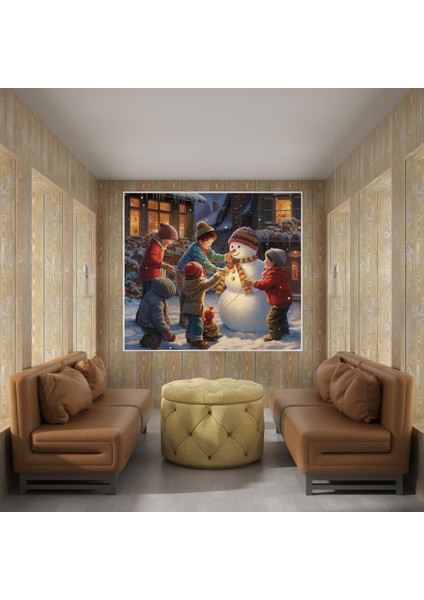 Noel Kar Küresi Duvar Sanatı - Duvar Dekorasyonu Kanvas fiyatları