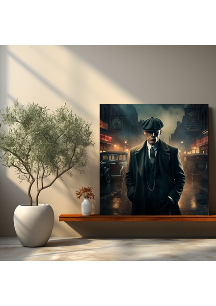 Peaky Blinders Gerçeküstü Dijital Duvar Sanatı - Kanvas Tablo Birmingham Duvar Sanatı fiyatları