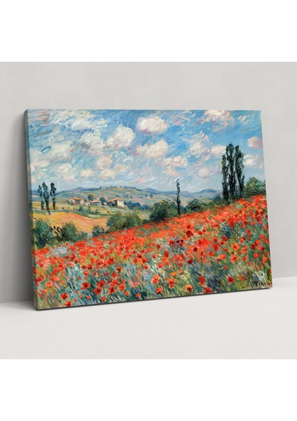 Gelincik Tarlası Claude Monet Kanvas Tablo - Claude Monet Kanvas Tablo Ev Dekorasyonu