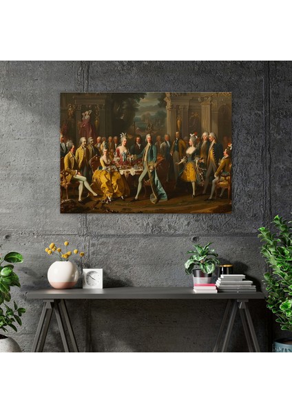 Rokoko Tarzı Resim Duvar Dekorasyonu - Rokoko Duvar Sanatı Kanvas Tablo Duvar Dekorasyonu modelleri