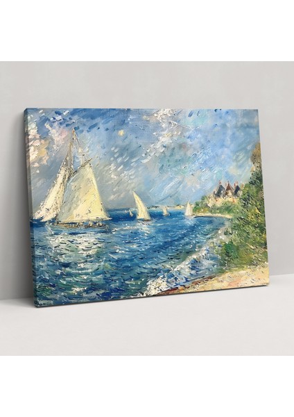 Claude Monet Kanvas Tablo - Yelkenliler Duvar Sanatı