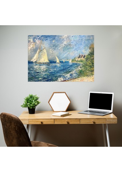 Claude Monet Kanvas Tablo - Yelkenliler Duvar Sanatı fiyatları