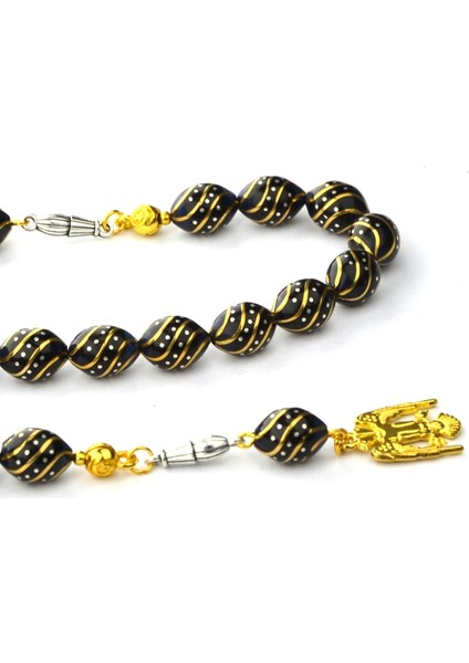 Beyzi Model Pirinç Işlemeli Çeşmi Bülbül Zaza Tespih