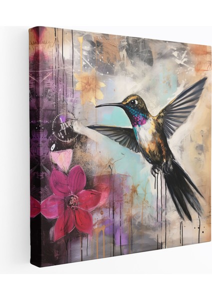 Deniz ve Kumsal Manzaralı Kanvas Tablo – Dekoratif Duvar Süsü