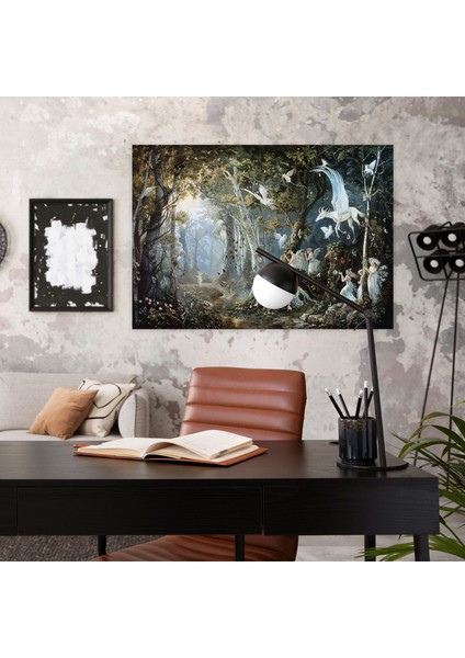 Rokoko Tarzı Resim Duvar Sanatı - Kanvas Tablo Duvar Sanatı Duvar Dekorasyonu modelleri