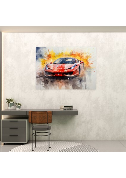 Ferrari Suluboya Duvar Sanatı - Ferrari Suluboya Başyapıtı Kanvas Tablo Duvar Sanatı fiyatları