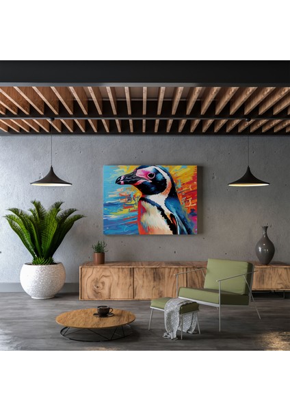 Canlı ve Cesur Duvar Sanatı Için Pop Art Uskumru Tablo - Pop Art Tarzı Canlı Renkli Arka Plan Kanvas Duvar Sanatı fiyatları