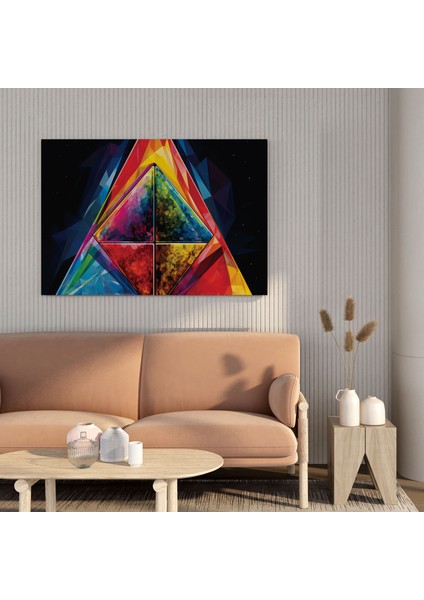 Pink Floyd Kanvas Tablo - Pop Sanat Ay'ın Karanlık Yüzü Duvar Sanatı - Pink Floyd Ev Dekorasyonu Duvar Dekorasyonu fiyatları