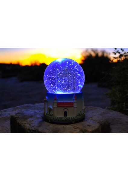 Sultanahmet Camii Temalı Işıklı Kar Küresi - Büyüleyici Istanbul Hatırası modelleri