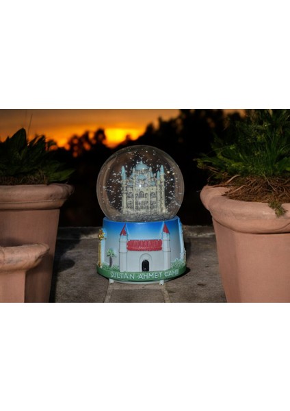 Sultanahmet Camii Temalı Işıklı Kar Küresi - Büyüleyici Istanbul Hatırası indirimleri