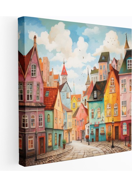 Manzara Temalı Kanvas Tablo - Doğa Için Rahatlatıcı Ev Dekorasyonu