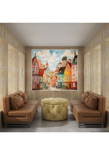 Manzara Temalı Kanvas Tablo - Doğa Için Rahatlatıcı Ev Dekorasyonu fiyatları