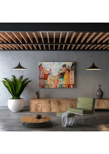 Manzara Temalı Kanvas Tablo - Doğa Için Rahatlatıcı Ev Dekorasyonu modelleri