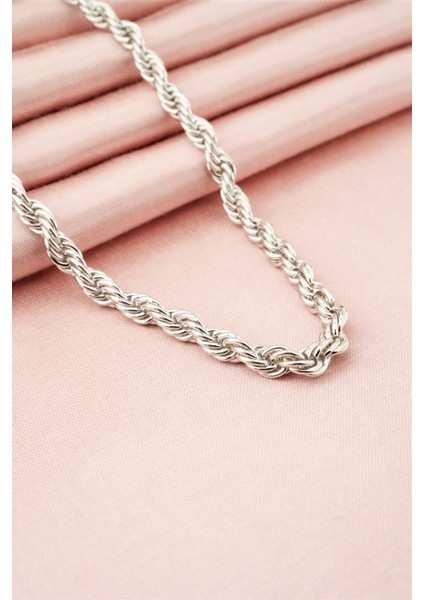 Kadın 40 cm Basic Burgu Zincir Kolye modelleri