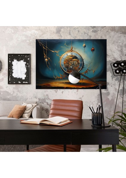 Hipnoz Duvar Dekorasyonu - Saat Kanvas Tablo modelleri