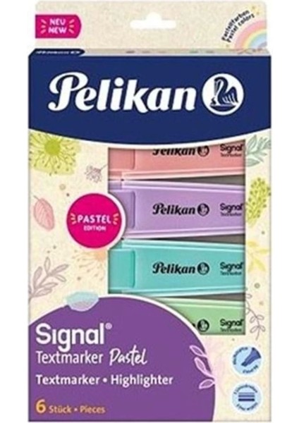 6'lı Pastel Renkli Fosforlu Kalem Seti - Evrensel Mürekkep ile Uyumlu fiyatları