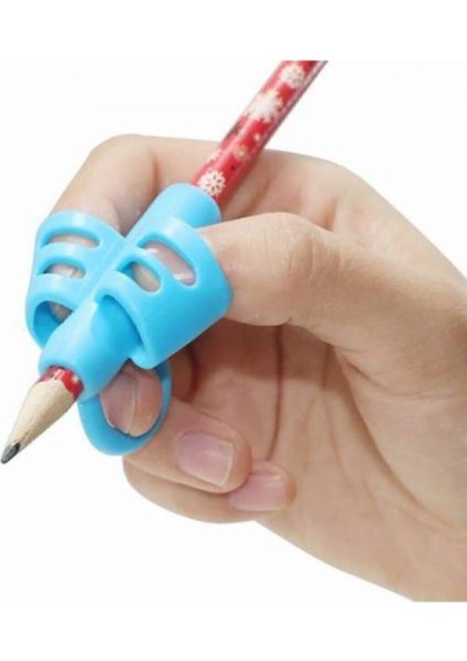 Kalem Tutacağı - 1 Adet Mavi Ergonomik Yazma Desteği (Küçük Boyut) modelleri