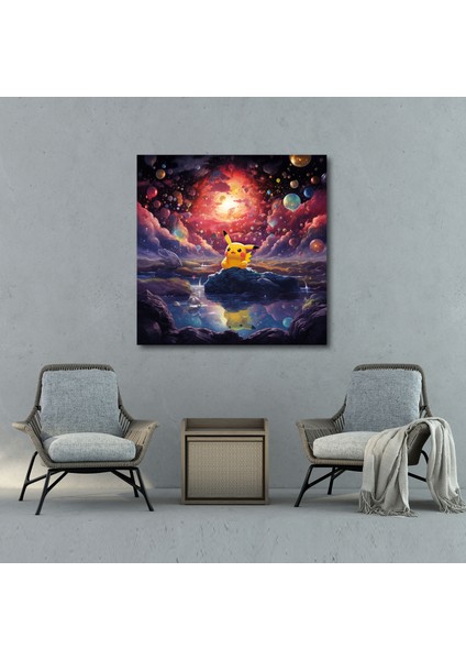 Pokemon Duvar Sanatı - Gerçeküstü Kozmos Pokemon Kanvas Tablo - Pokemon Gerçeküstü Sanat Kanvas fiyatları