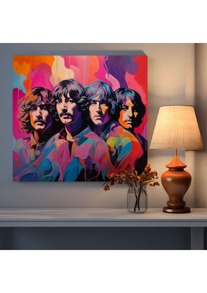Pink Floyd Pop Art Grubu Üyeleri Kanvas Tablo - Ev Dekorasyonu Duvar Sanatı modelleri