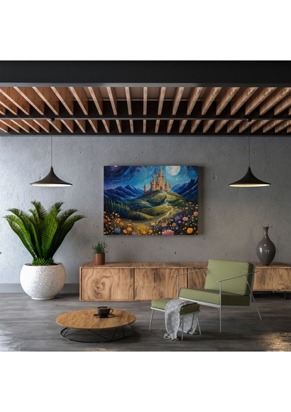 Nursery Masal Kanvas Tablo - Bebek Odası Kanvas Duvar Sanatı Ev Dekorasyonu modelleri