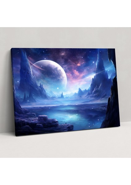 Galaksi Kanvas Tablo - Dünya Duvar Sanatı Duvar Dekorasyonu