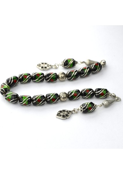 Kapsül Model Çift Çeşmi Işleme Galalith ve Oltu Taşı Zaza Tespih fiyatları