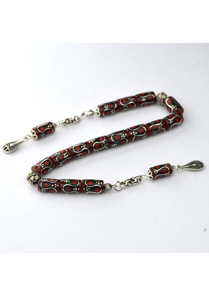 Kesme Model Dalga Kırmızı Mine Işleme Zaza Tespih fiyatları