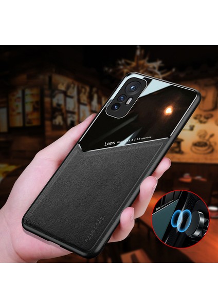 Xiaomi 12 Pro 5G/12S Pro 5g/12 Pro (Boyut) Hassas Kesilmiş Telefon Kasası 5g Pro Shockproof Kapak Önleyici Dokulu Kabuk, Manyetik Metal Tabakalı Tpu Çerçeve Telefon Koruyucu-Siyah (Yurt Dışından) modelleri