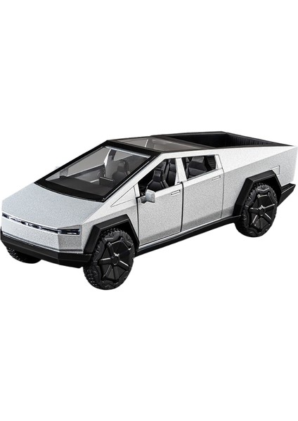 Büyük Tesla Simülasyon Siber Pikap Karavan Oyuncak Erkek Off-Road Araba Modeli Çocuk Koleksiyonu Süsler Hediye (Yurt Dışından)