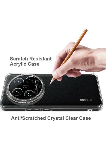 Xiaomi 14 Ultra Kılıf Çizilmez Tpu + Akrilik Şeffaf Telefon Kapağı Için (Yurt Dışından) modelleri