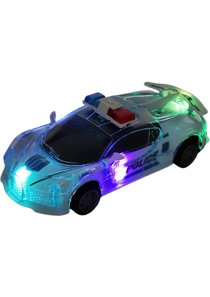 Çocuk Elektrikli Oyuncak Araba Evrensel Araba Polis Arabası Atalet Spor Araba Modeli Erkek Hafif Müzik (Yurt Dışından)
