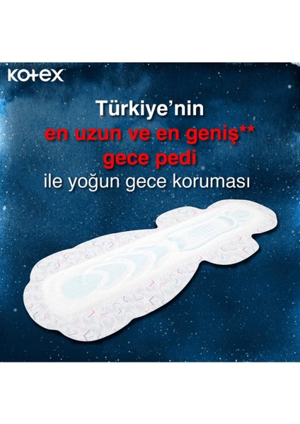 Hijyenik Ped 9'lu Ekstra Uzun Gece Tipi Anti Alerjik Çift Katlı Emici Sızıntı Önleyici fırsatları