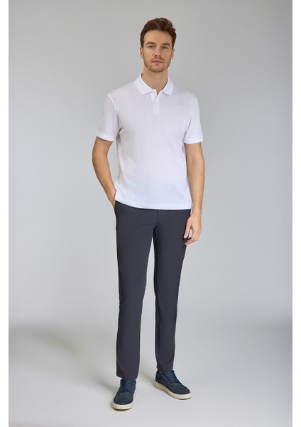 Polo Yaka Düğmeli Beyaz Erkek T-Shirt TS24Y24115_D01 fırsatları