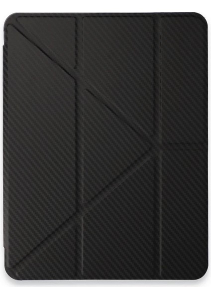 Newface iPad Pro 11 (2024) Kılıf Color Karbon Tablet Kılıfı - Siyah